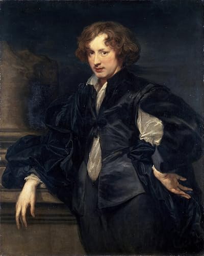 Tableaux autoportrait par Van Dyck affiche vintage pour inspirer votre intérieur