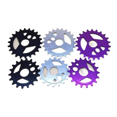 BMX �X�v���P�b�g 18T/22T �`�F�[�������O - 7075 �A���~�j�E�� CNC ���� BMX ���]�ԃh���C�u���C�� �`�F�[���z�C�[�� :���i(22T purple)