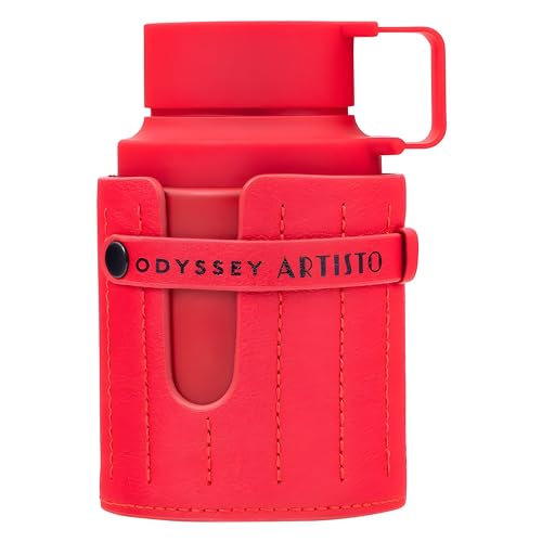 Armaf Odyssey Artisto The Red Edition – Woody, Sweet, Tropical, Warm Spicy – Eau de Parfum Spray Long-Lasting Fragrance for Unisex, 3.40 Ounce / 100 ml