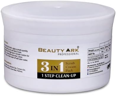 BEAUTY ARK3 in 1 Scrub Cream Pack 500GM (Pack of 1)