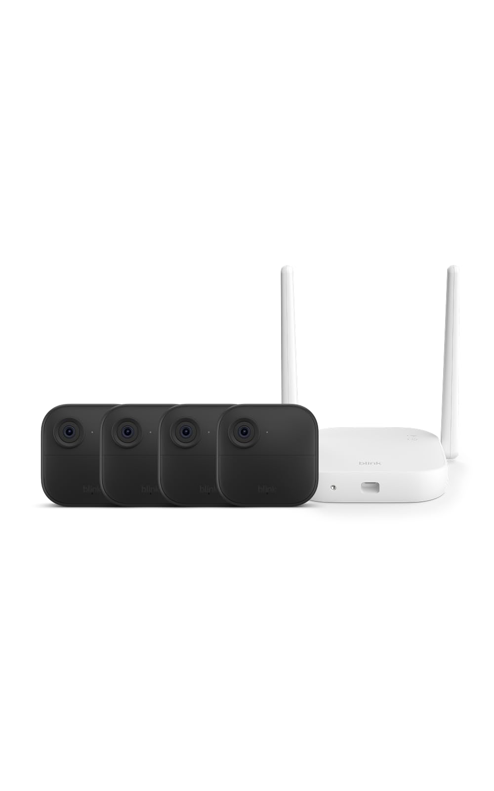 Blink Outdoor XR+ — Extended Range Wireless Outdoor 4 Camera with 10x security coverage powered by Blink's proprietary XR technology — 4 camera system