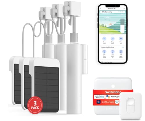 SwitchBot Electric Motorized Blinds Kit (3-Pack)