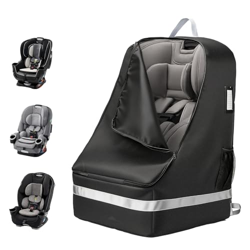 MEIJIAYOU Car Seat Travel Bag Compatible with Graco, Infant Car Seat Travel Bag for Airport, Padded Car Seat Carrier Bag for Airport Fits Graco Most Baby & Infant Car Seats for Airport Baby Travel