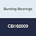 Bunting Bearings CB162009 Sleeve (Plain) Bearings, Cast Bronze C93200 (SAE 660), 1" Bore x 1-1/4" OD x 1-1/8" Length (Pack of 3)