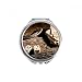 Dice Poker Gambling Photo Hand Compact Mirror Round Portable Pocket Glass