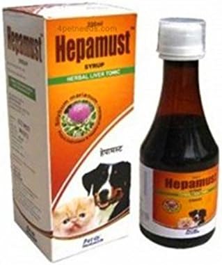 Mankind Hepamust Herbal Liver Tonic for Dog and Cat (200 ml)