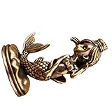 Design peu encombrant : sa petite taille compacte fait de cette miniature d'animal marin un ornement idéal pour décorer une console d'entrée, une bibliothèque ou un bureau. elle embellit sans effort n'importe quel espace grâce à son charme de sculpture miniature de sirène, son style feng shui et sa décoration marine