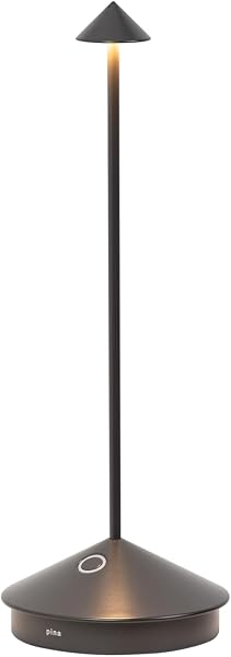 Zafferano Pina Rechargeable Wireless Table Lamp with Touch Control