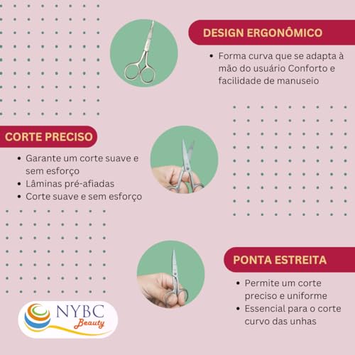 Tesoura Curva para Unhas 3 5/8