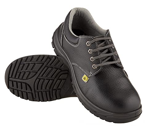 Image of NEOSAFE Mens Esd A7048 8 Edge,Low Ankle Safety Shoes With Steel Toe,Black,Size 8