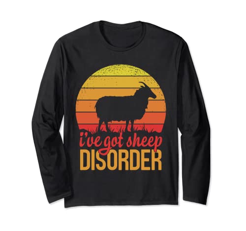 Farm Sheepdog Animal Farming Cute Sheep Lamb Farmer Maglia a Manica