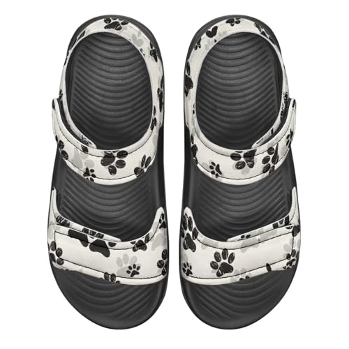 Kids Adjustable Buckle Sandals Outdoor Athletic Water Shoes for Toddler Little Kid Summer Camp Non-Slip Flat Sandal