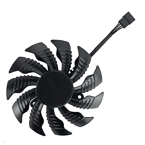 T12915SU 12V 0.50A 87mm 4 Pin Graphics Card Cooling Fan Replacement for Gigabyte GTX 950 960 GV N950 N960 Video Card Cooler Fans (A)