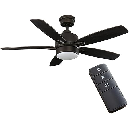 Amazon.com: Fawndale 46 in. Indoor Integrated LED Bronze Ceiling Fan