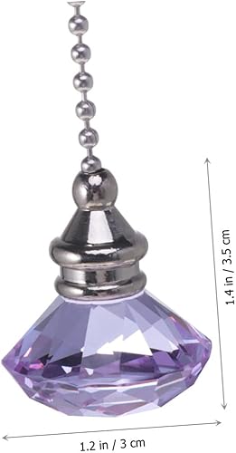 Miniatura 6 de DOITOOL 2 piezas de colgante de diamante atrapasoles elegante decoración de la casa colgantes cristales atrapasoles de cristal prisma colgante