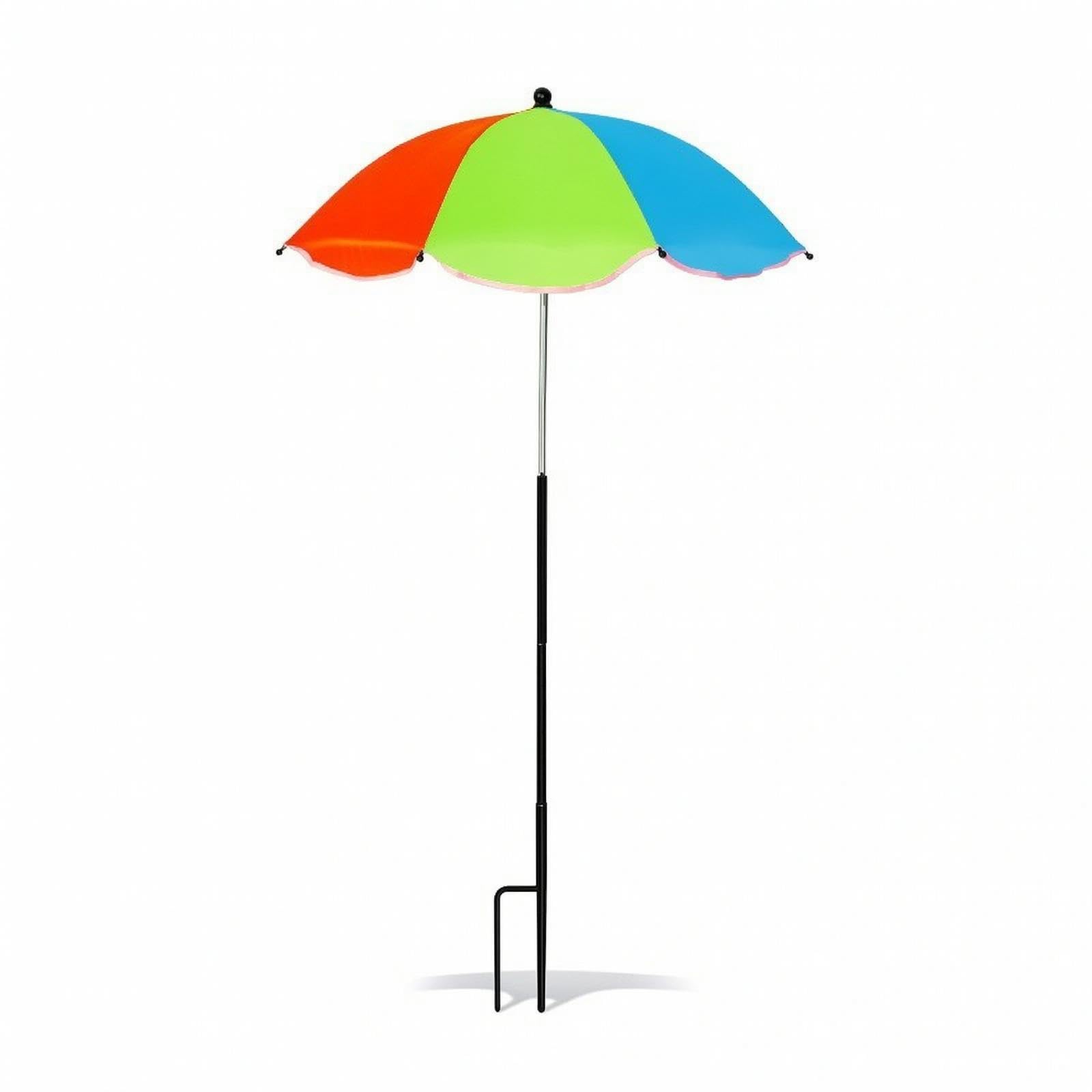 Plant Shade Umbrella with Stake Dome Shaped Plant Cover Metal Garden Umbrella with Stake for Gardeners, Potted Plants, Flower Beds Rainbow Lace Edge-image-41