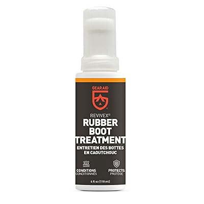 GEAR AID Revivex Durable Water Repellent (DWR) Spray & Revivex Rubber Boot Treatment, Conditioner and Neoprene Protector, Restore Shine While Providing Protection from UV Rays