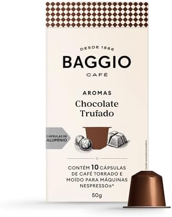 Baggio Café Cápsulas De Café Aroma Chocolate Trufado Compatível C...