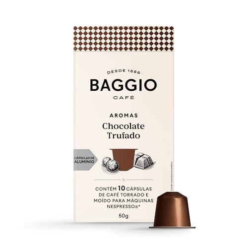 Cápsulas de Café Baggio com aroma de chocolate trufado