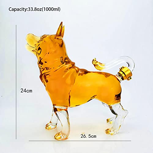 Carafe à whisky en verre au design raffiné pour alcools - 7