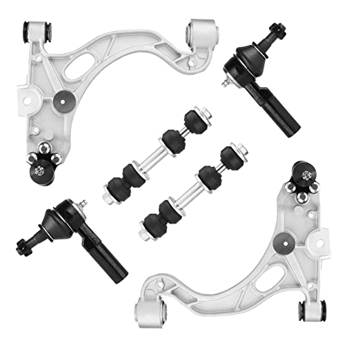 Front Lower Control Arms Suspension Kit Fit for 1998-2005 Buick Park Avenue 1999-2004 Cadillac Seville 2000-2005 DeVille Pontiac Bonneville Lesabre 2001-2003 Oldsmobile Aurora k620291 k620292-6pcs