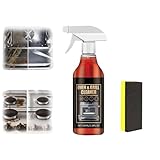 Oven Cleaner Heavy Duty Spray,Oven and Grill Cleaning Spray, Degreaser for Ovens,Hobs & Grills,Fast-Acting Heavy-Duty Grill Degreaser Spray,Remove Baked-On Grease for Racks,Grills,BBQ,Air Fryers (1PC)