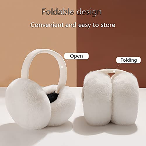 BHAGJI Protetores de Ouvido Removível Orelha de Pelúcia, Espessamento Capas de Ouvido Quentes para M