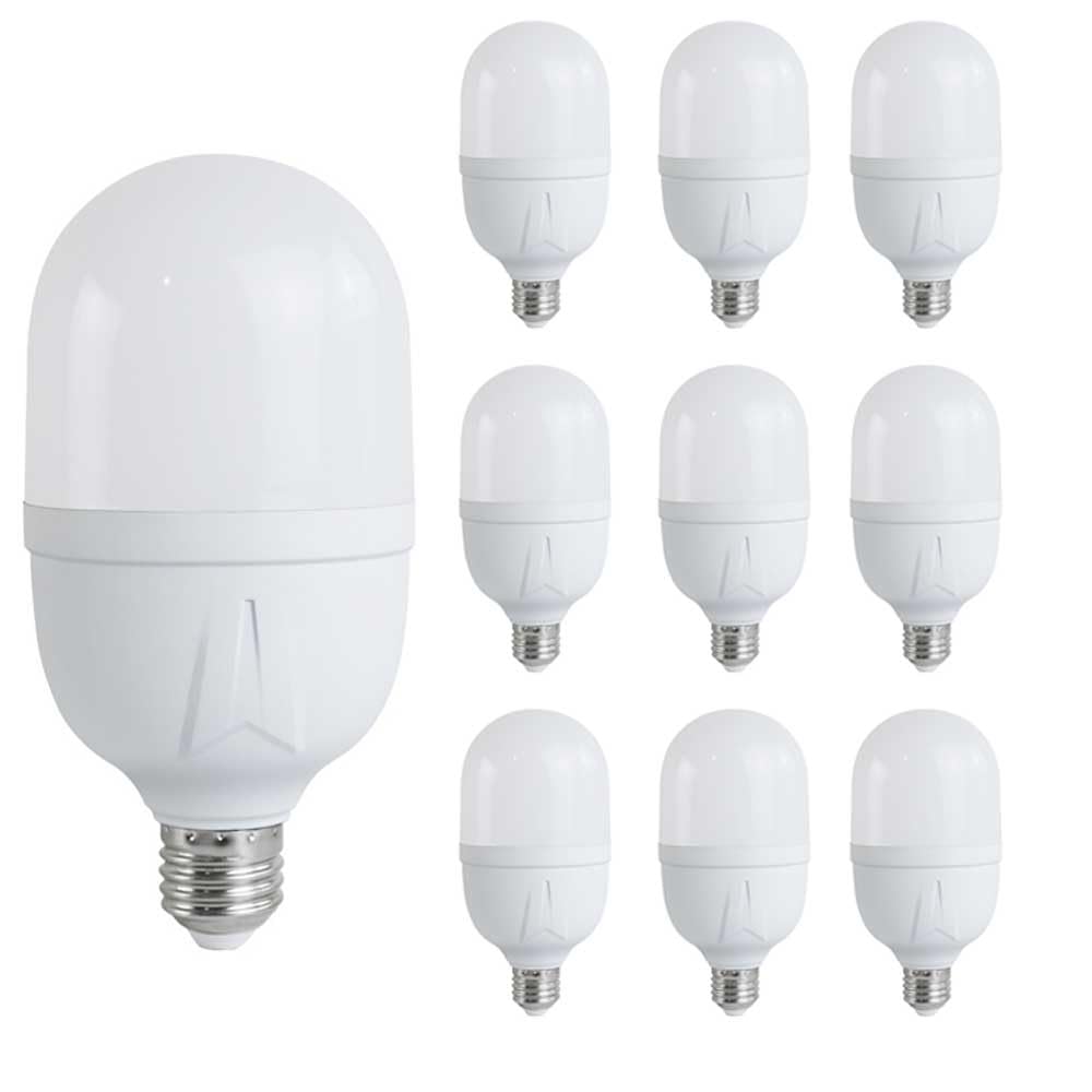 Paquete de 2/10 Bombillas LED E27 de 30 W, Bombillas de Tornillo Edison E27, Blanco frío 6000 K, Equivalente a incandescente de 120 W, Bombillas LED de bajo Consumo no Regulables de 3000 LM