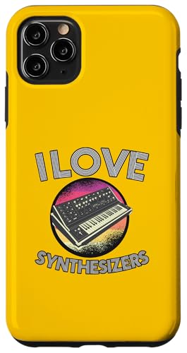 I Love Synthesizers ���g���~���[�W�b�N�A�[�g �X�}�z�P�[�X iPhone 11 Pro Max �p