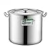 Garnek/wiadro na zupę, 14-40 l, komercyjne, wiadro do zupy ze stali nierdzewnej 304, z pokrywką, wiadro do przechowywania wody do kuchenki gazowej/kuchenki indukcyjnej (rozmiar: 30 l)