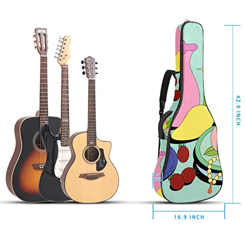 Étui de protection rembourré pour guitare acoustique classique Motif géométrique Multicolore, Multicolore 03., 42.9×16… - Les Beatles, Paul McCartney, John Lennon, RIngo Starr, George Harrison Étui de protection rembourré pour guitare acoustique classique Motif géométrique Multicolore, Multicolore 03., 42.9x16… – Image 6