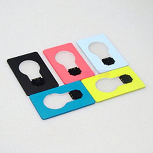 Jackie Portable Pocket Led Card Light Lamp Put In Purse Wallet 10Pcs #TOP4