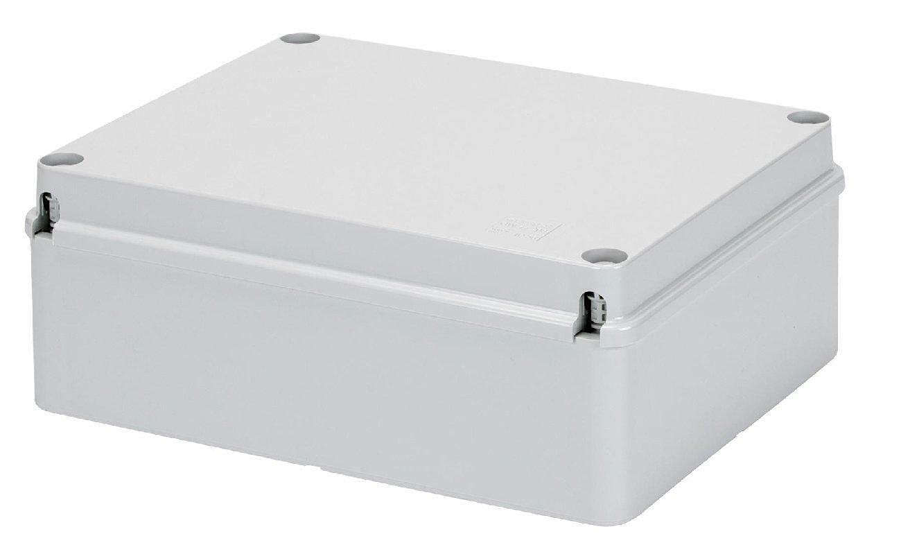 GW44207 190mm Outdoor IP56 Junction Box Hinged Lid 190x140x70mm Plastic