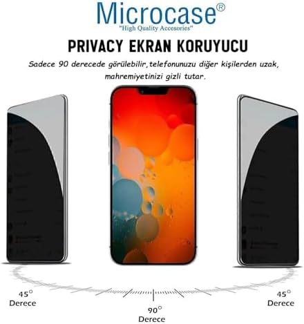 Microcase Xiaomi Poco F8 Ultra ile Uyumlu Privacy Gizlilik Filtreli Hayalet Nano Ekran Koruyucu-EKM110 - Görsel 2