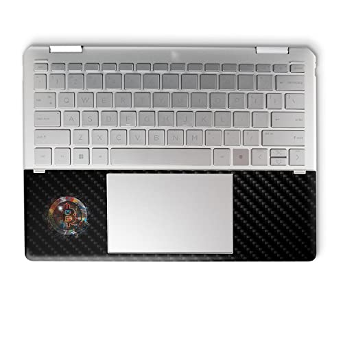 Image of MightySkins Carbon Fiber Skin Compatible with HP Spectre x360 14 inch (2022) Full Wrap Kit - Crypto | Protective, Durable Textured Carbon Fiber Finish | Easy to Apply | Made in The USA