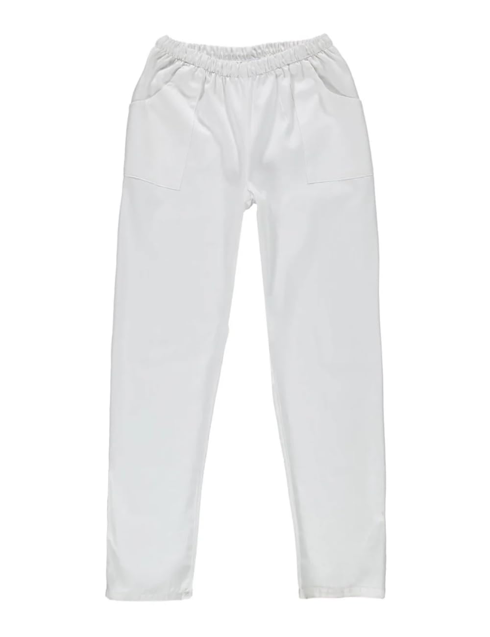 Siry Work Pantalon unisexe blanc avec élastique Art. PAN MAX 100 % coton fabriqué en Italie