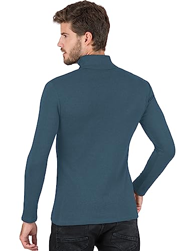 Trigema pull homme col roulé en coton confortable - 6