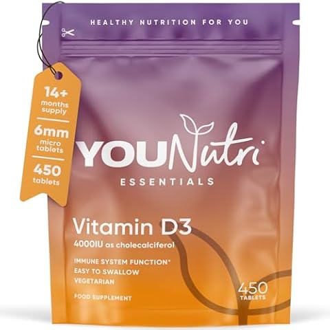 YouNutri Vitamin D3 4000iu Tablets Cover