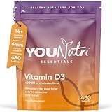 Vitamin D Tablets - Vitamin D3 4000 iu - 450 Easy Swallow Tablets 14+ Month Supply - Vegetarian - Vitamin D Supplements - Immune System Booster - Gluten Free - Image 1