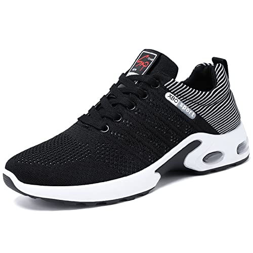 Men's Running Shoes Non Slip Sneakers Air Cushion Walking Shoes Comfortable Tennis Shoes Comfort Work Athletic Trainer