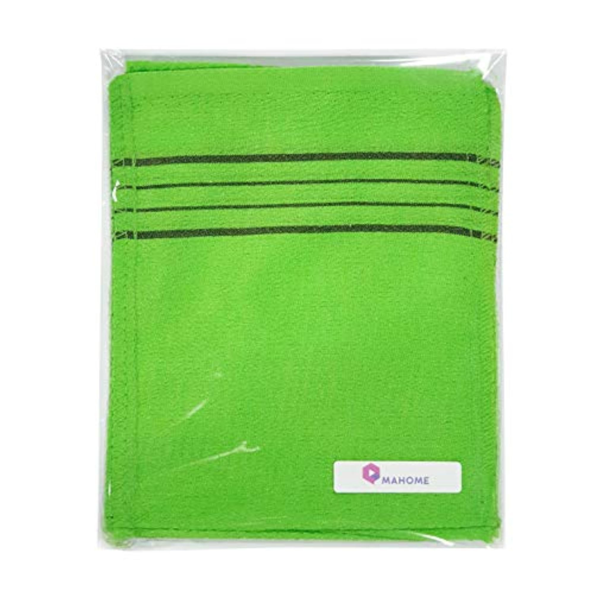 Korean Exfoliating Bath Washcloth Set, 4pcs & Long Back Washcloth