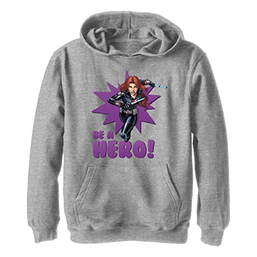 Sweat à capuche Marvel Garçon gris chiné taille S au style super-héros au quotidien