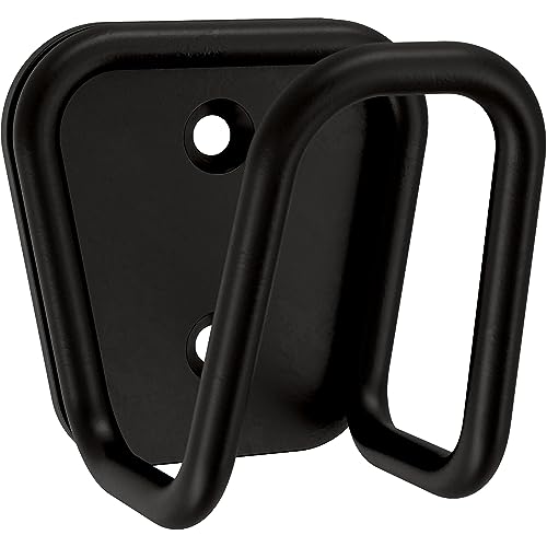 Franklin Brass Casual Farmhouse (5-Pack) Single Wall Hooks 1-Prong Coat/Hat Matte Black Hooks for Hanging Wall Mount Hanger Clothes, Purse, Bag, Towel Organization Decorative Wall Hooks B46708K-FB-C