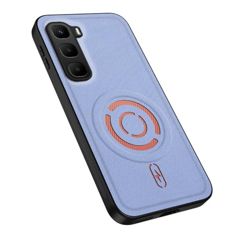 MTRIEBA Magnetic Phone Case for Infinix Hot 60 Pro 4G, Blue
