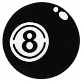 Wokii Tapis Billard 8 Boules Rond 80cm Antidérapant Noir...
