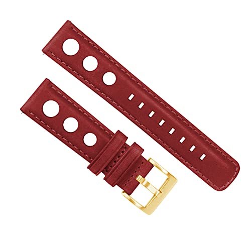 Image of Barton Racing & Rally Horween Leather Straps with Integrated Quick Release Spring Bars - Watch Bands
