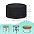 ABCCANOPY Patio Ottoman Cover Waterproof Outdoor Heavy Duty UV Resistant Dust Proof Protective Covers Lawn Furniture Covers 26DIAx18 Inches Black