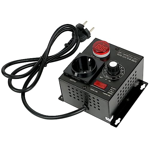 Interruptor de atenuación 220 V 5000 W SCR regulador de voltaje del ventilador de velocidad del regulador