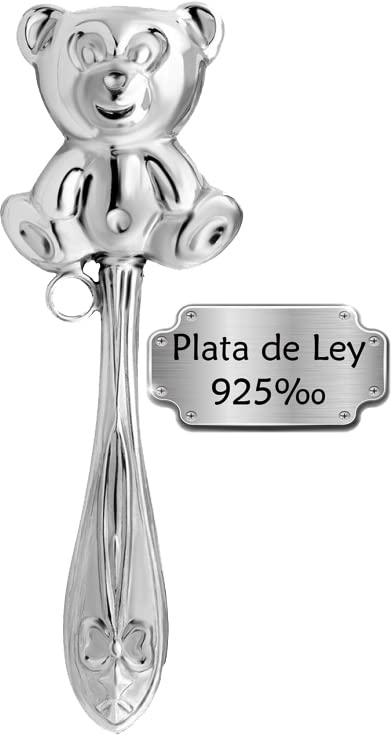 Sonajero Infantil de Plata de Ley 925‰. (09410)