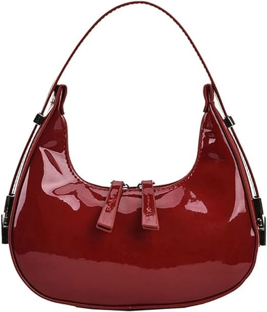 Cherry IT Girl Pinterest Bag, Cherry Red Shoulder Bags (RED)